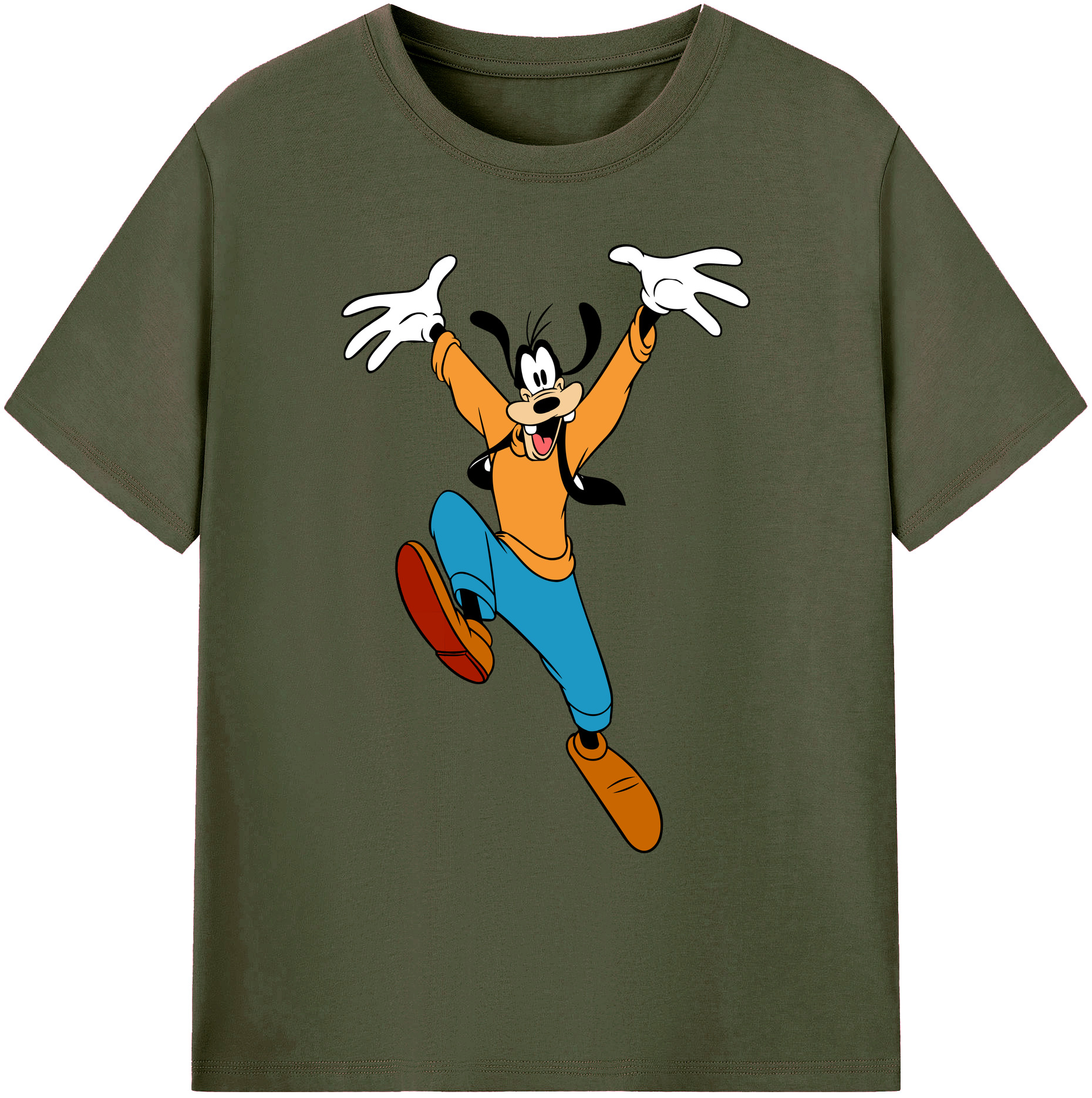 ミッキーマウス Mickey Mouse 綿100％ メンズ半袖Tシャツ｜肌触りやわらか＆通気性